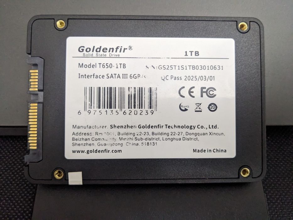 SSD 1 tb - Goldenfir - 87%