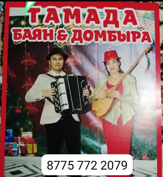 Баян, домбыра, аяюлар