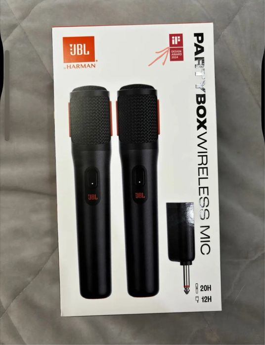 JBL wiereless mic partybox
