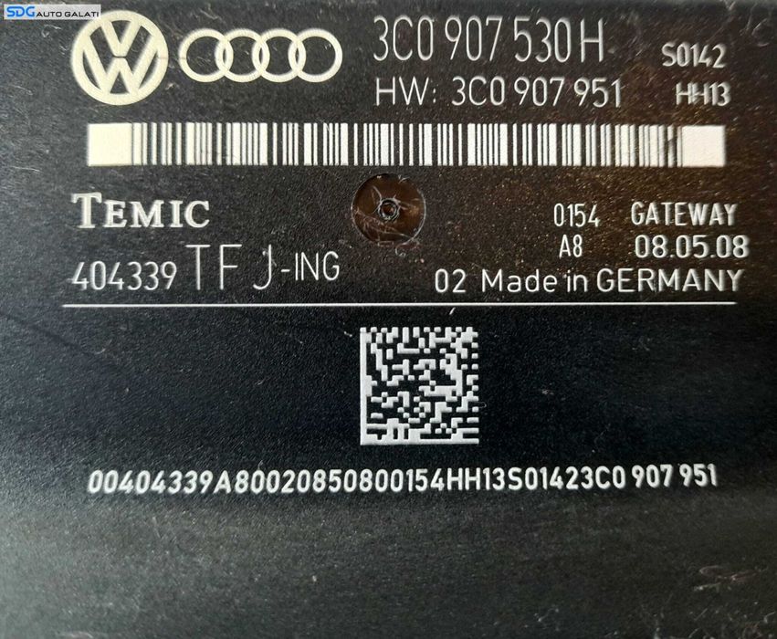 Modul Calculator Control Confort Comfort Gateway Volkswagen Passat CC 2008 - 2012 Cod 3C0907530H [N0434]