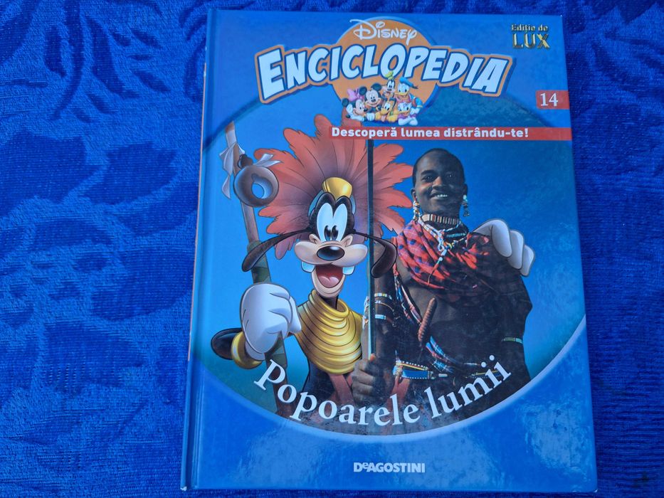 DeAgostini Enciclopedia | Disney Mickey Mouse carte copii | Popoarele