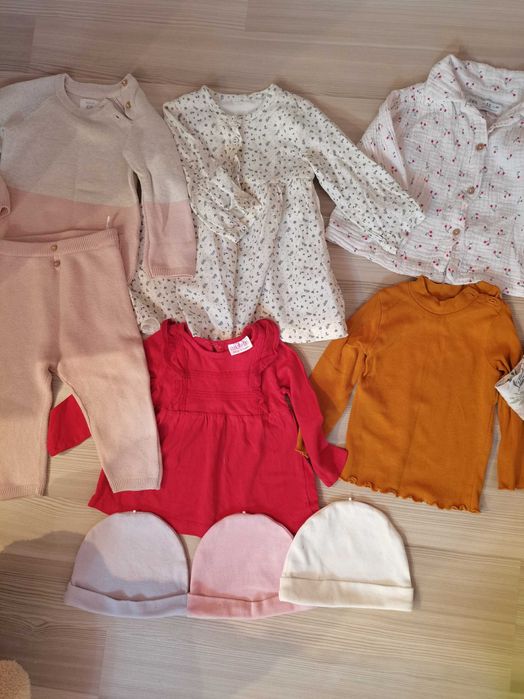 Set rochiță +bluze+pantaloni mărimea 80