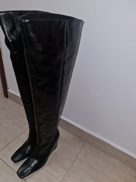 Cizme Peste Genunchi Dama Zara
