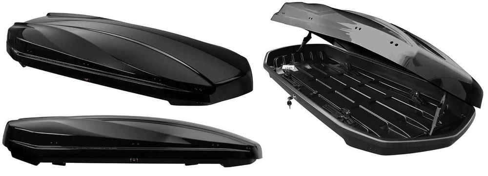 Cutie portbagaj Junior Strike 440 gri lucios sau negru lucios