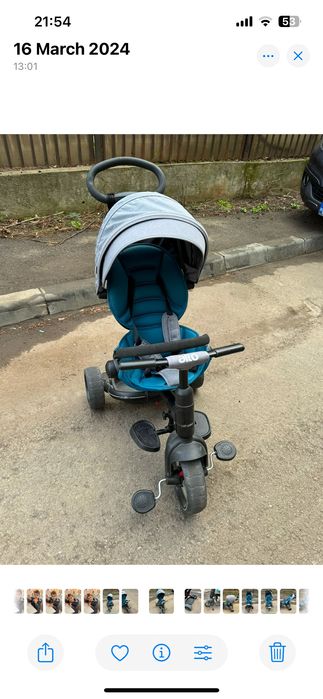 Tricicleta 7 in 1 coccolle alto