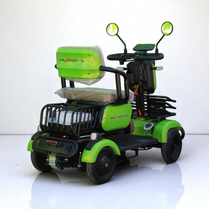 Електрическа триместна четириколка MaxMotors Х4 1500W - Lime Green