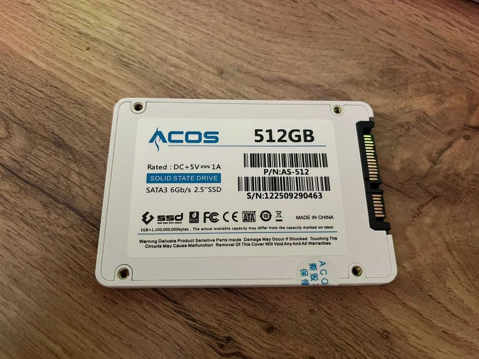 ACOS ssd на 512 gb