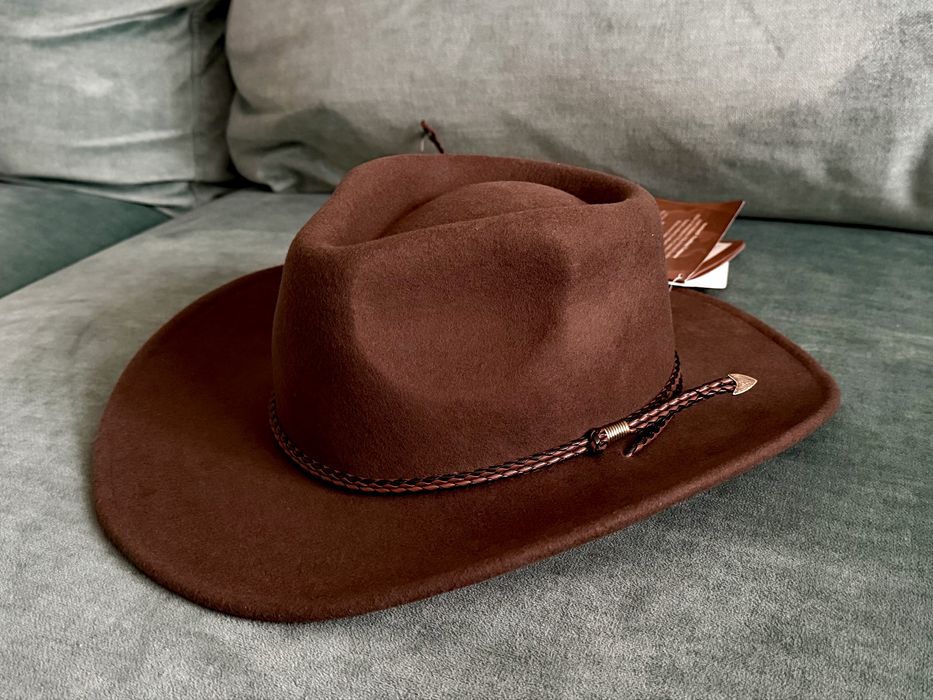 Pălărie western/cowboy 100% din lână australiană