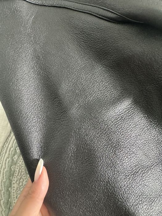 Кожанная дубленка