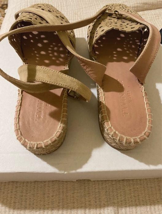 Espadrile crem Twinset