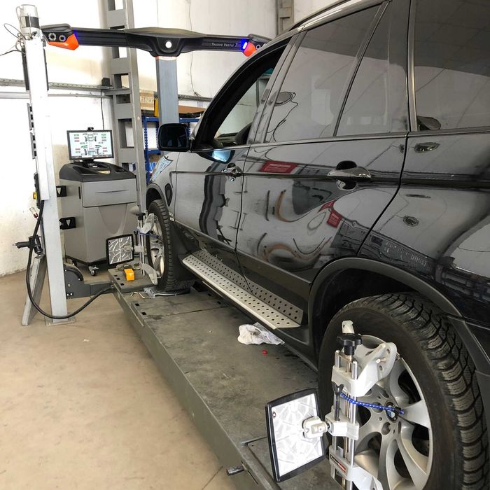 BMW 3d Стенд Регулиране на Геометрия Сходимост Страничен наклон