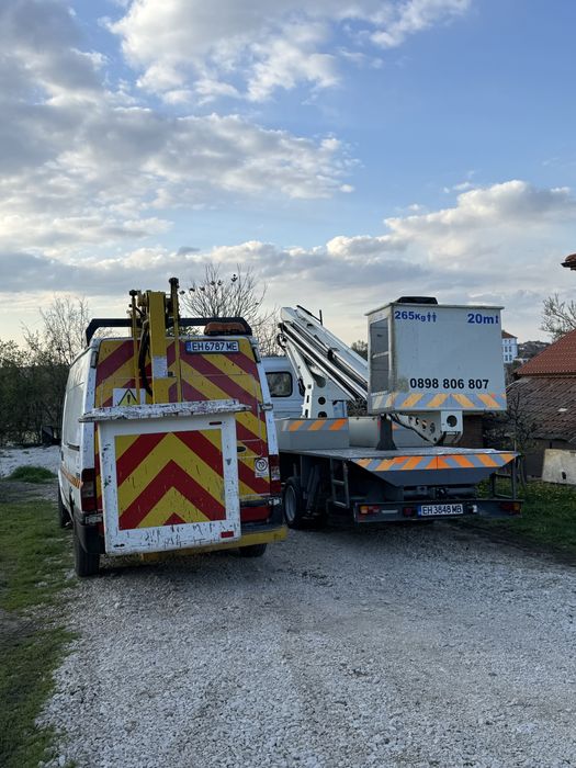 Рязане на високи опасни дървета и клони! Автовишка 20м.!