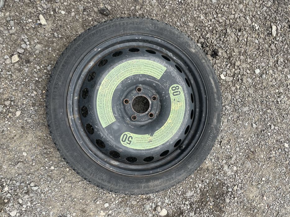 Roata rezerva slim Audi R19 125 75 R19 5x112