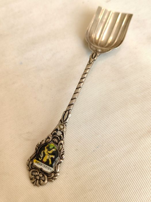 Оригинална Старинна Сребърна Лъжичка Heidelberg Хайделберг