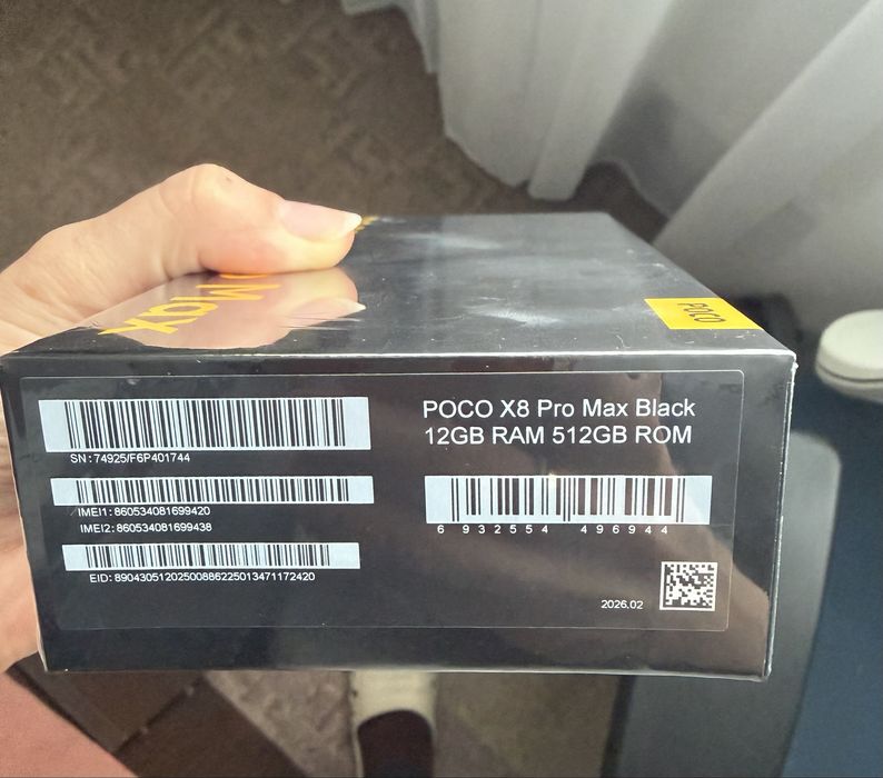 Xiaomi Poco X8 Pro Max 512 Gb Negru