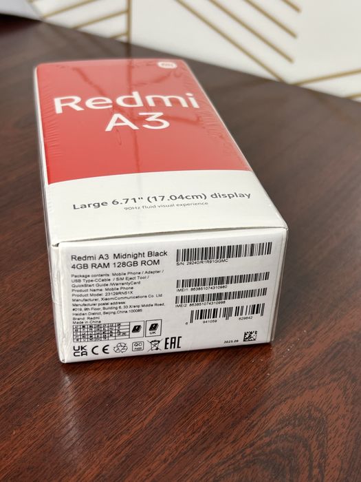 Продам смартфон Redmi A3