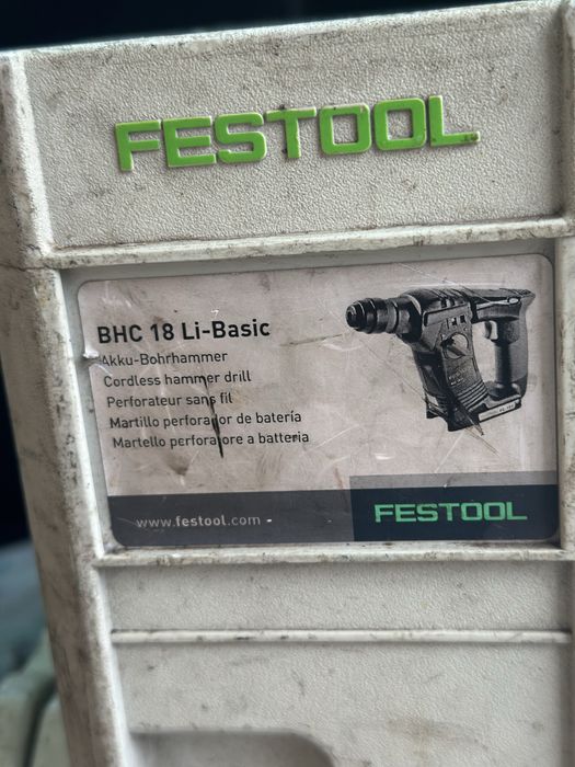 Festool BHC 18 Li- Basic акумулаторен перфоратор