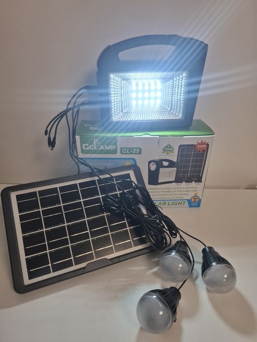 Kit solar CCLamp CL-25( sursa pana curent)(charge 2 USB)