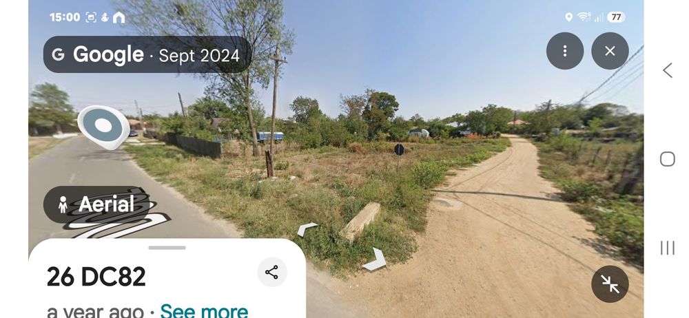 Loc de casa - Teren intravilan de vanzare - 561 mp - Comuna Sarbeni Teleorman - 60 km de Bucuresti