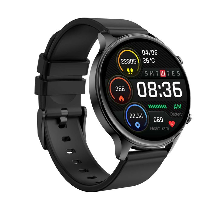 Ceas Femei SmartWatch dama, apel voce, preluare apel, GPS, br. metal