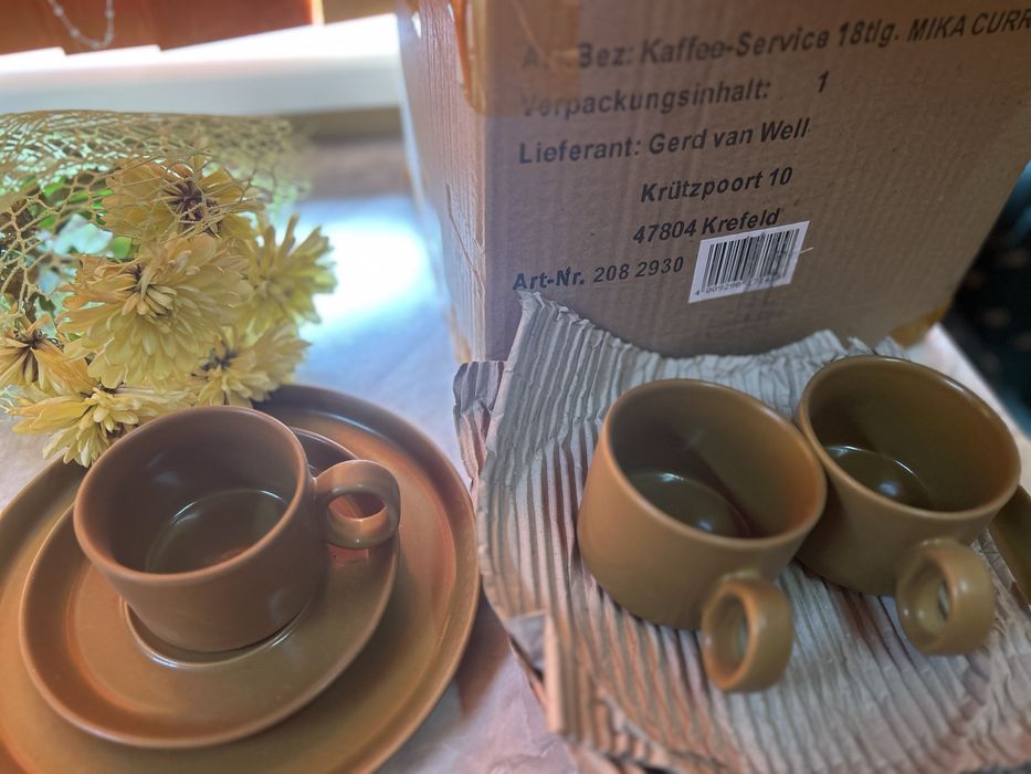 Нови чаши и чинии благороден порцелан Германия