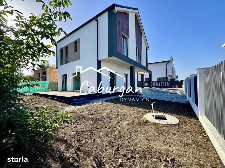 Casa individuala cu 4 camere, 130mp utili+terasa (19mp), teren 360mp