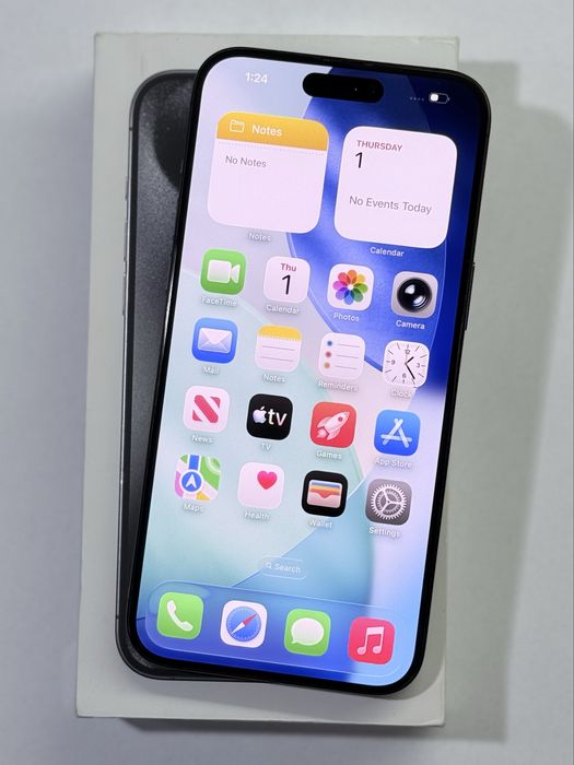 iPhone 15 ProMax Black 95% battery