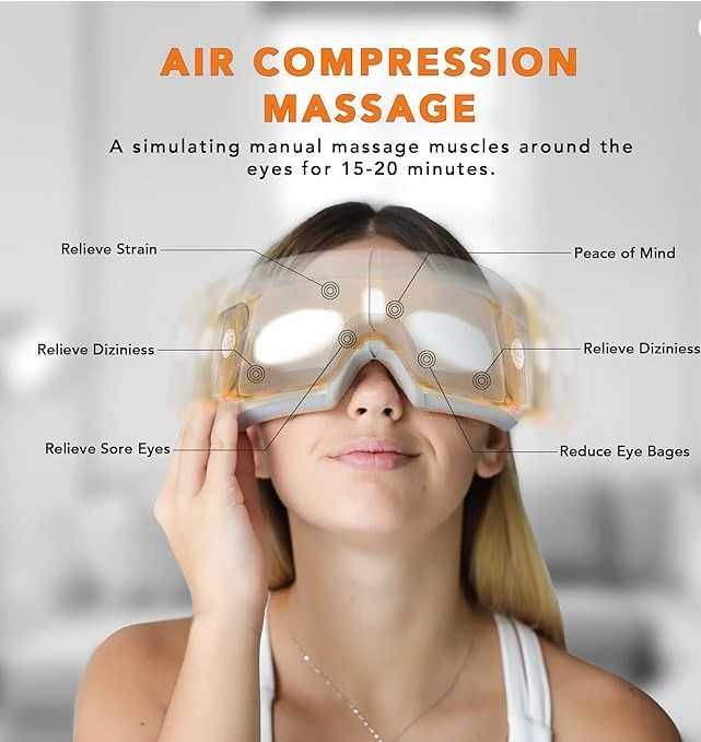 Breo iSee 3S Electric Eye Massager масажор с музика за очна терапия