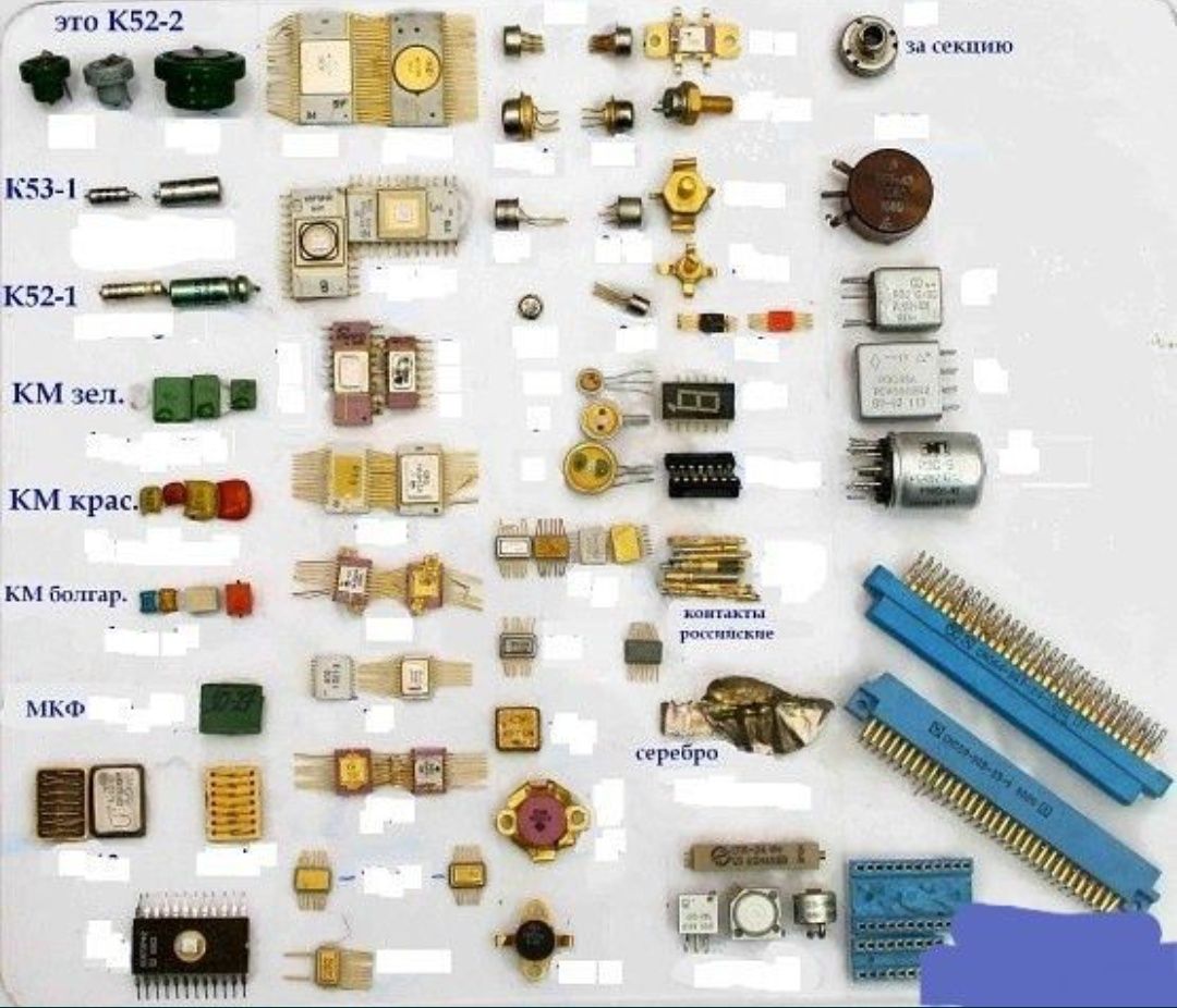 Покупаю Радиодетали - Сырьё / материалы Кокшетау на Olx