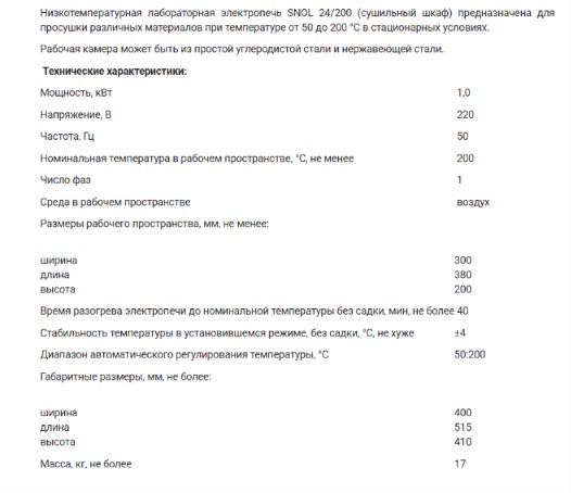 Продам Лабараторную электропечь SNOL 24/200