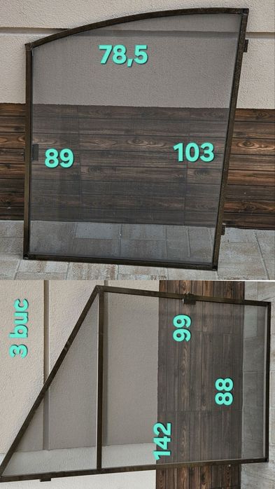 Plase țânțari, diferite dimensiunj