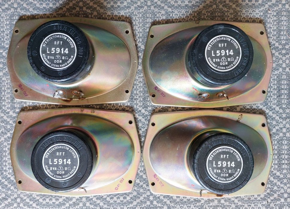 Говорители RFT L 3702 - 1 бр. и RFT L 5914 - 8 бр.