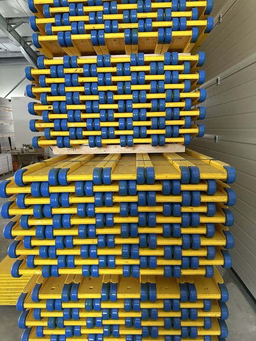 LANA IRU PU CANT ALBASTRU, Placa galbena pentru cofraje, Tip doka