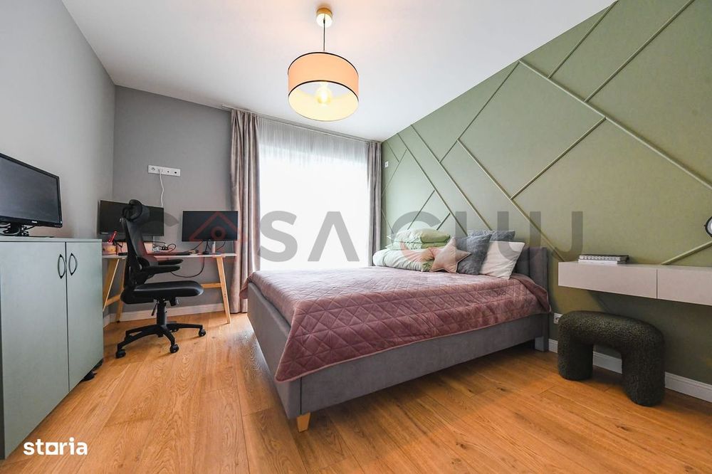 3 camere, bloc nou, etaj intermediar