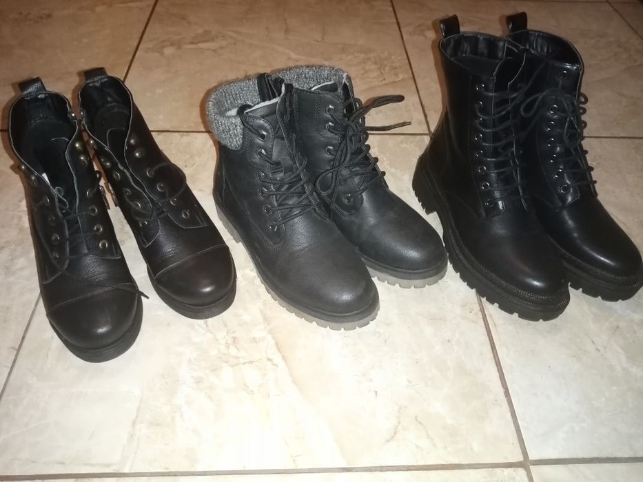 Vând cizme și bocanci piele-oferta 3 perechi- BUCUREȘTI- ILFOV