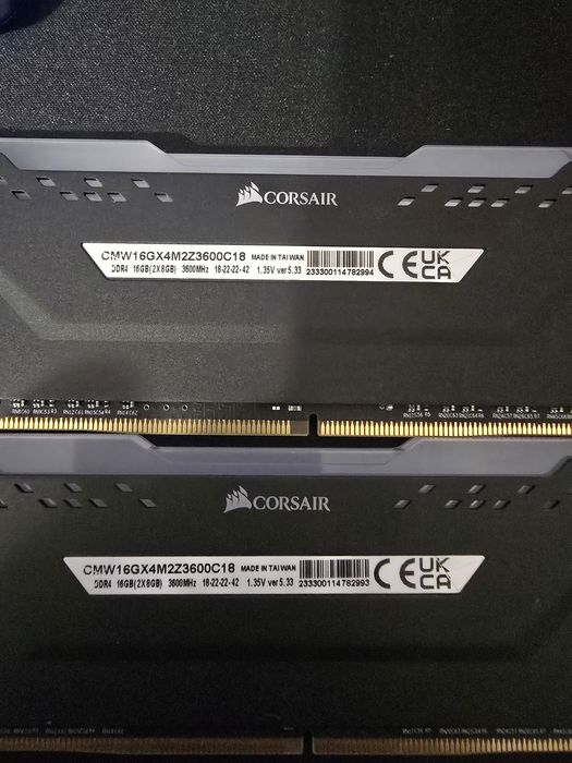 Corsair Vengeance ddr4 3600mhz 2x8gb