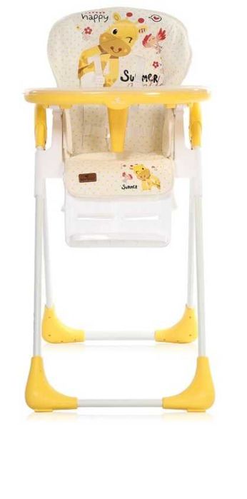 Бебешко Столче за хранене Lorelli Gusto Yellow Giraffe