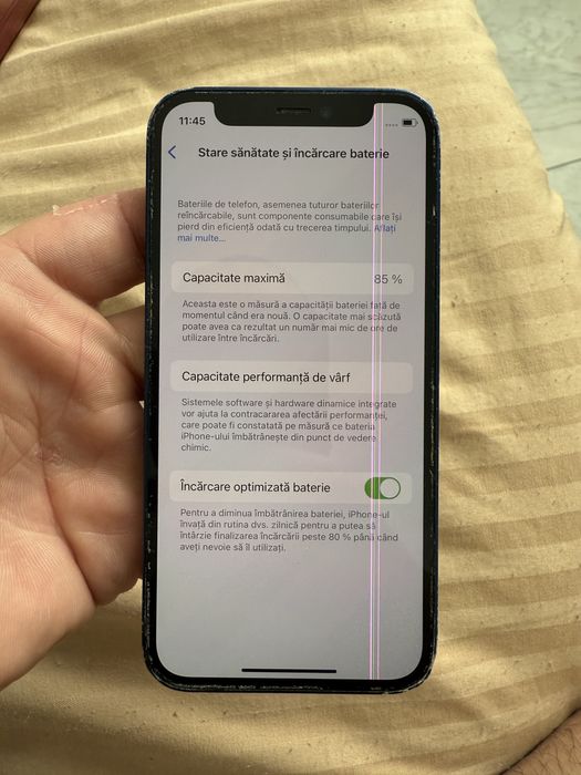 Iphone 12 mini de 128 gb baterie 85%