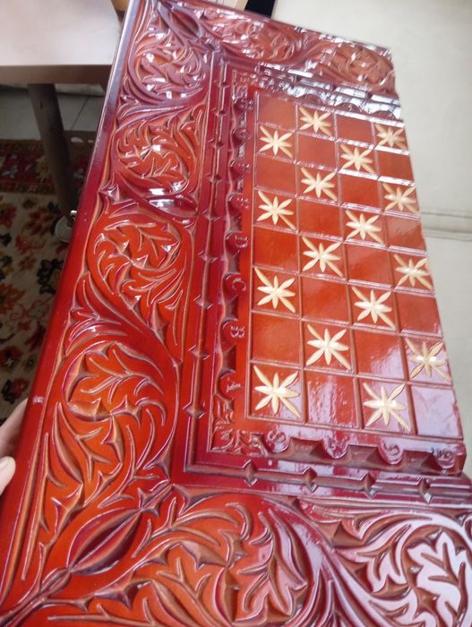 Шахматы и нарды ручная работа