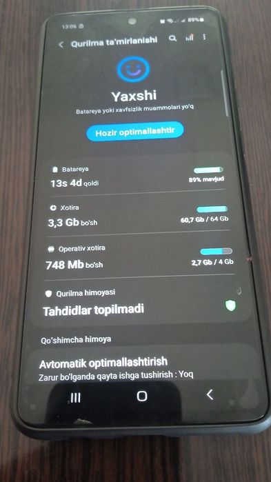 Samsung A51 xolati yaxshi