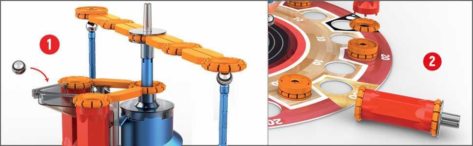 GEOMAG Магнитен конструктор с топчета Механика Предизвикателство