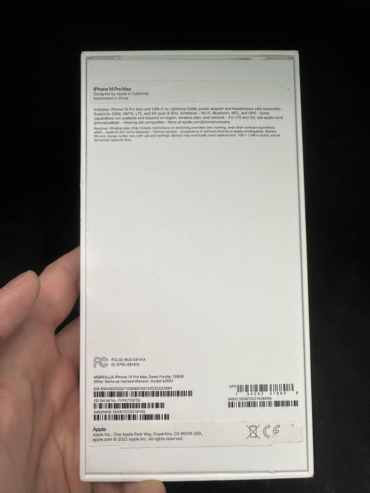 Iphone 14pro max 128gb 80batereka emkost