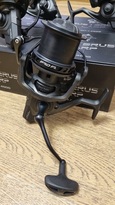SET 3 Mulinete PRO FL MT 14000 Mosterus Carp 10Rulmenti