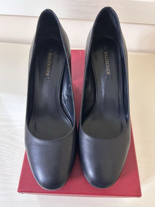 Туфли кожанные черные