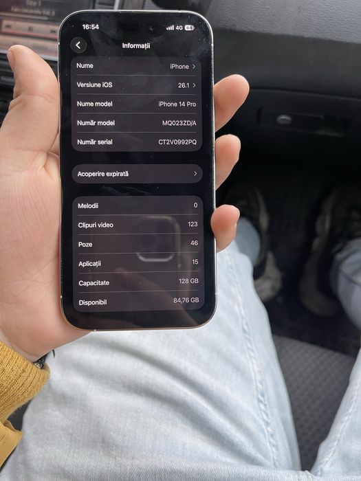 Citit toata descriea Vand IPhone 14 pro sanatete baterie 80 128gb