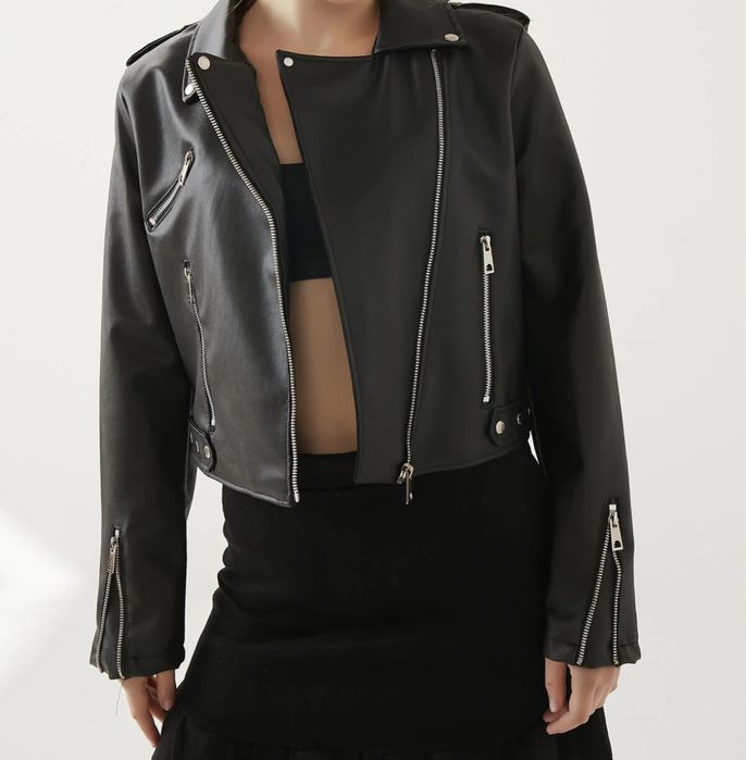 Кожено яке, ново!!!