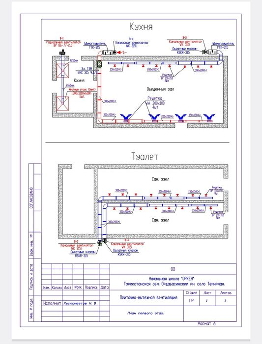 Вентиляция и кондиционирования