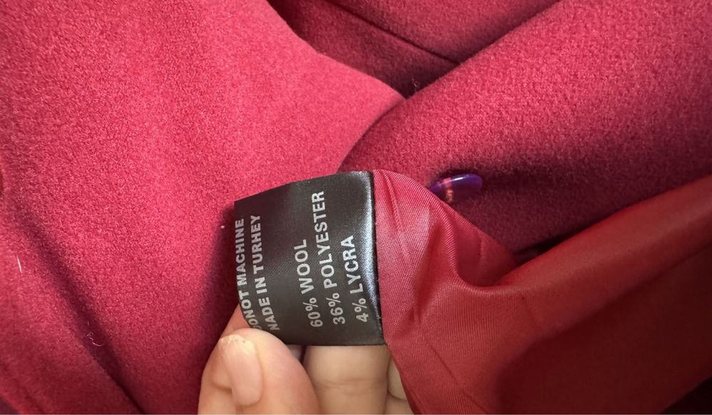 Шерстянное пальто