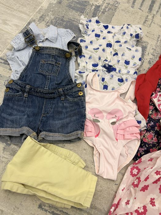 Одежда для девочек 1-2 года. Все вместе 7000.