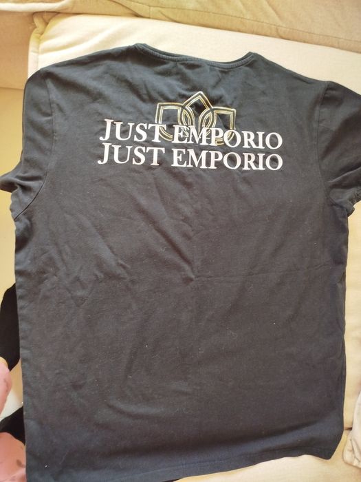 Мъжка черна  тениска